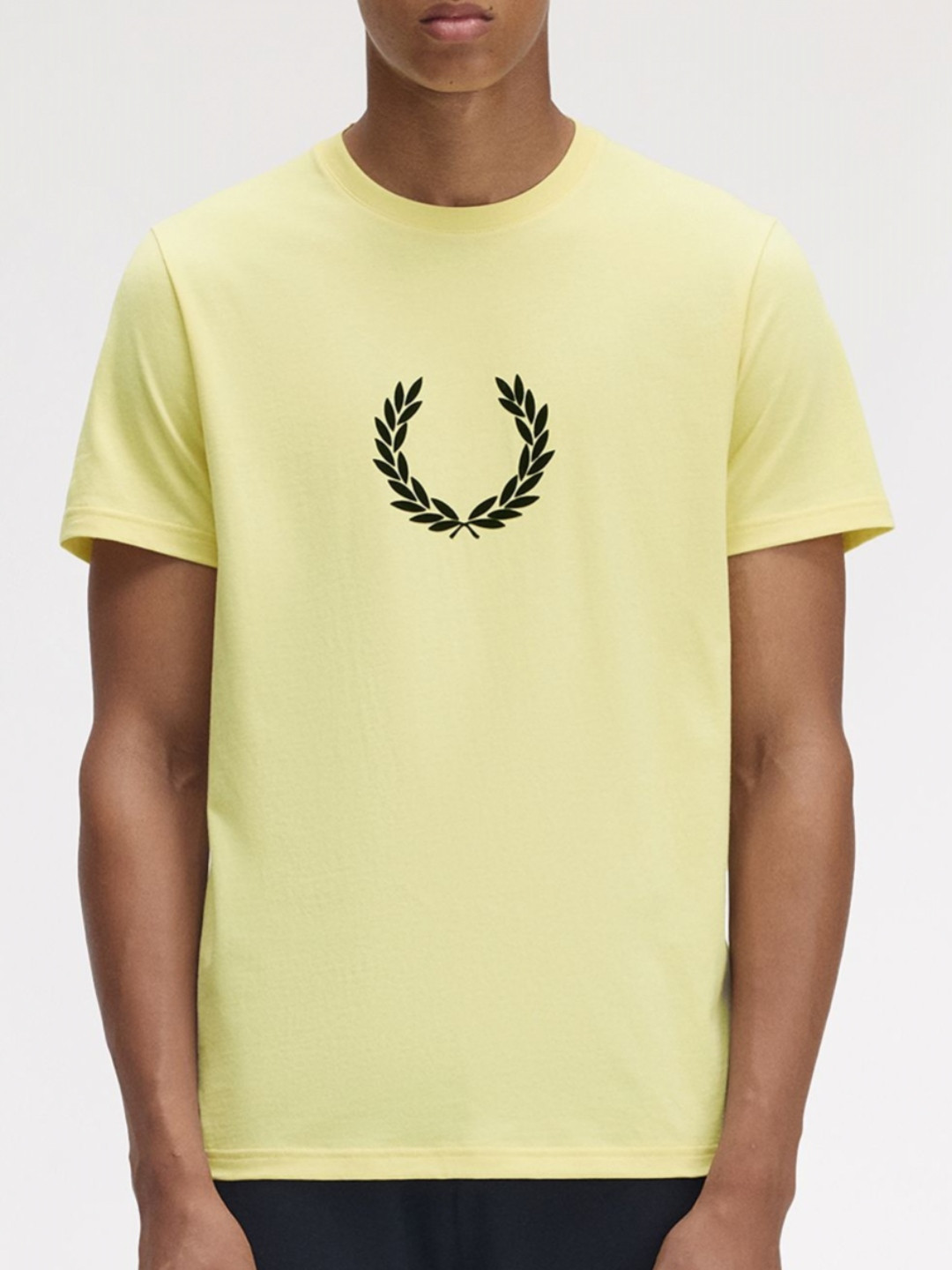 Fred Perry Men Graphic Printed Round Neck Cotton T-shirt