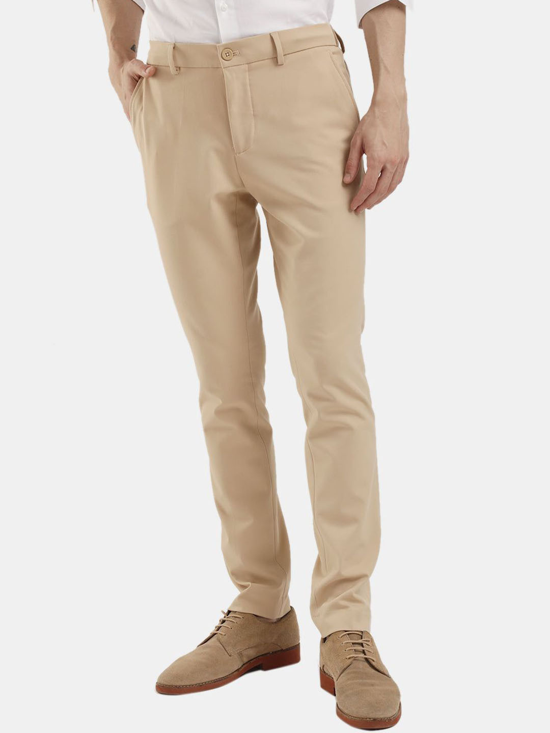 The Collection Travis Men Tailored Mid-Rise Slim Fit Chinos