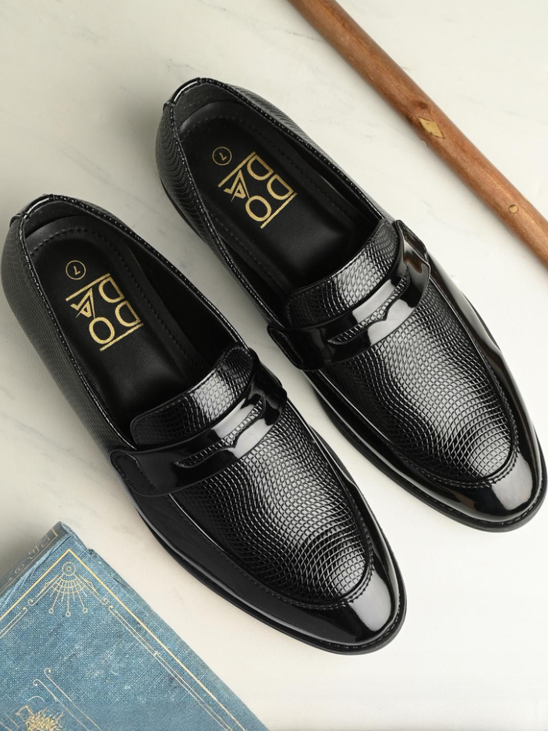 DODA Men Patent Leather Loafers