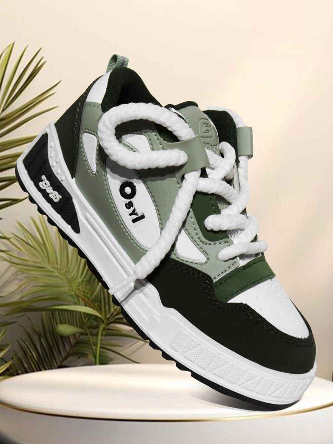 G&D Kids Colourblocked Synthetic Leather Regular Sneakers