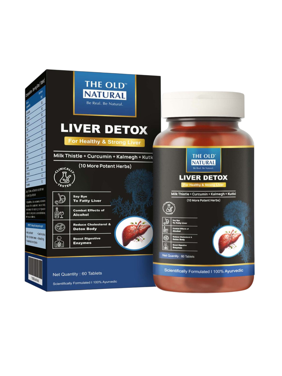 The Old Natural Liver Detox Tablets - 60 Tablets