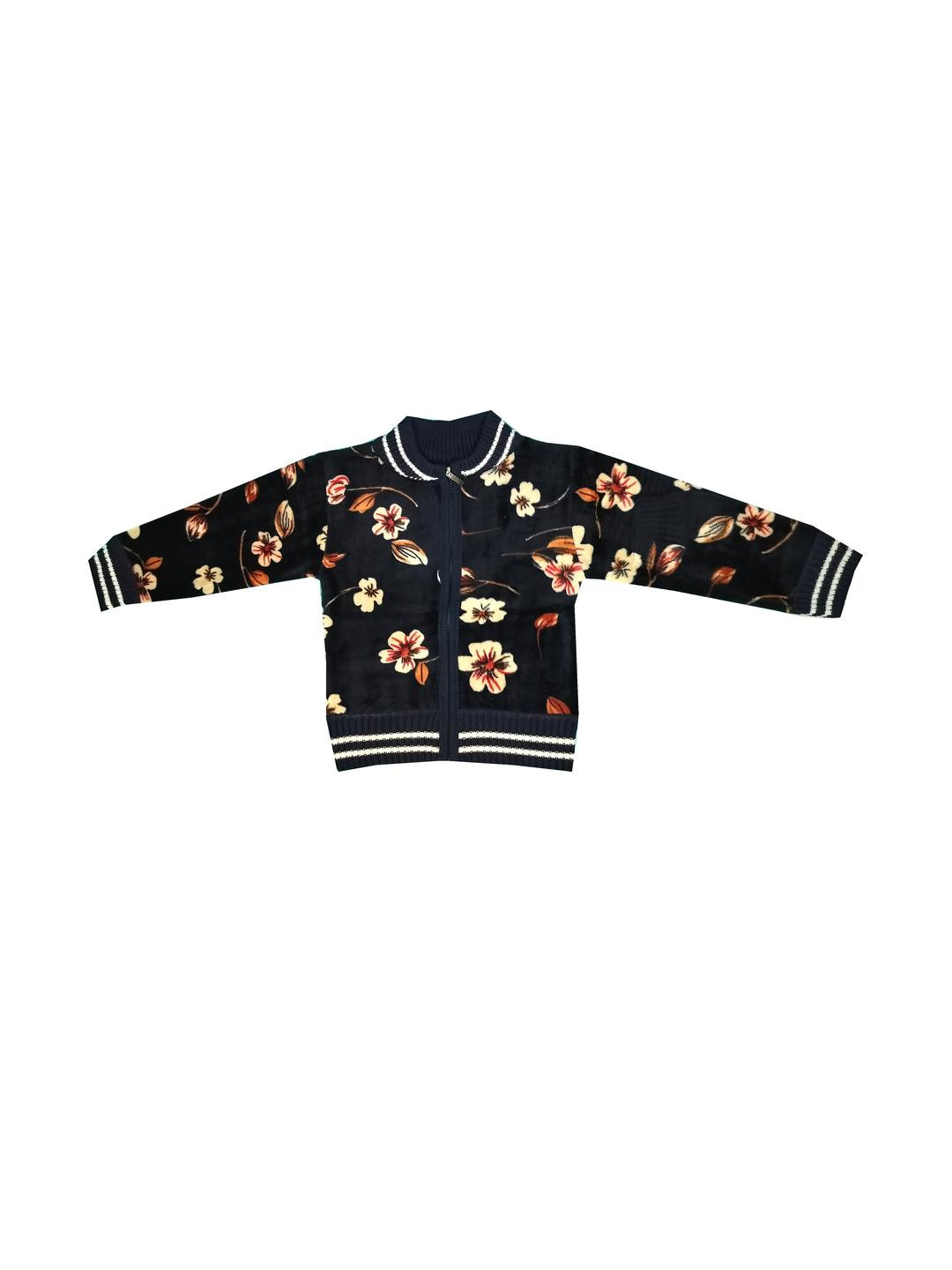 Fly Step Boys Printed Front-Open Sweatshirt