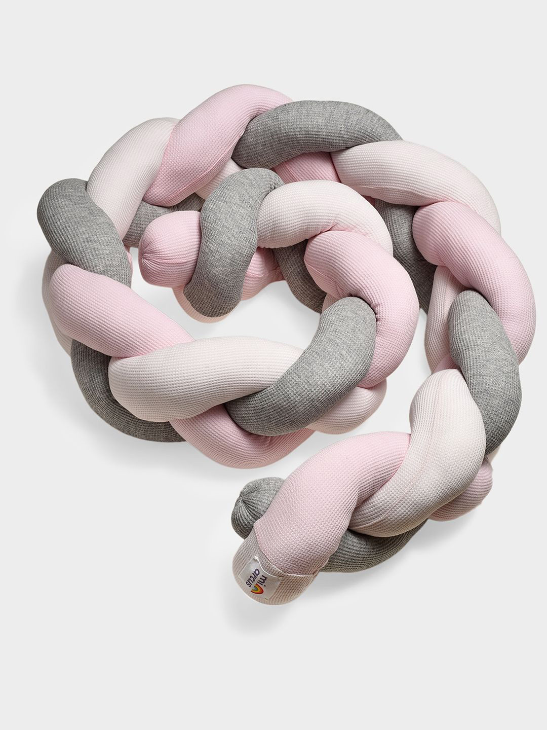 MiArcus Kids Soft Knotted Cushioned Cot Side Four Side Protection Baby Bed Sets