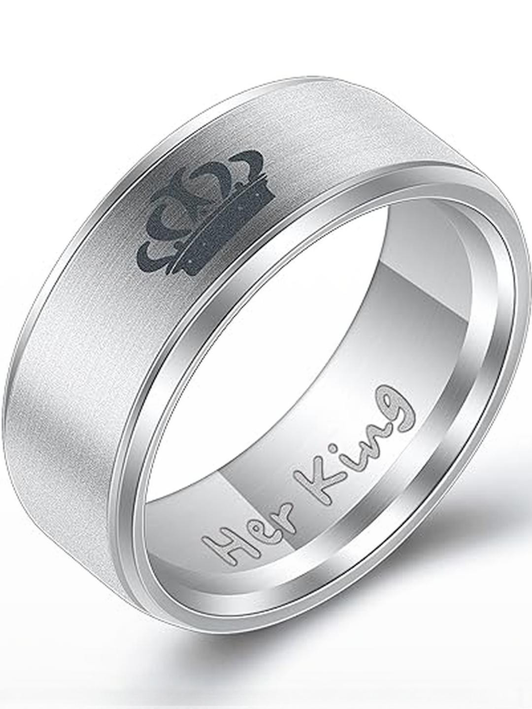 Moneekar Jewels Stainless Steel and Ring for Men