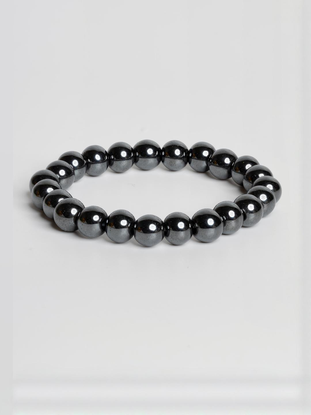 Look and Adorn Hematite Bracelet