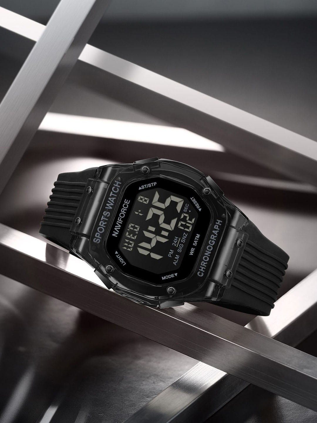 Naviforce Men Embellished Wrap Around Straps Digital Watch NF7113_B B