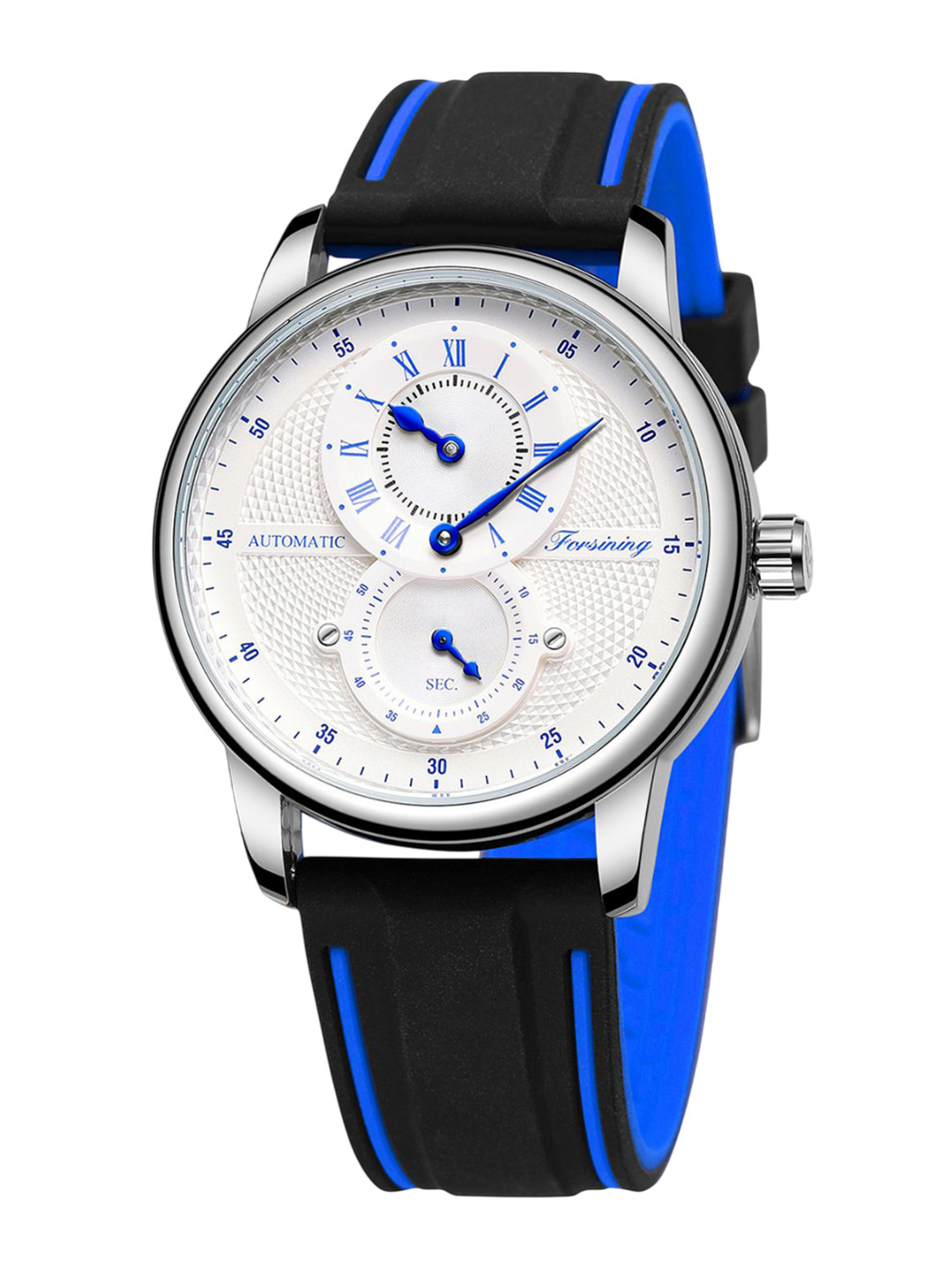 FORSINING Men Luxury Skeleton Mechanical Watch Thin Case Design Waterproof Fashion Watch