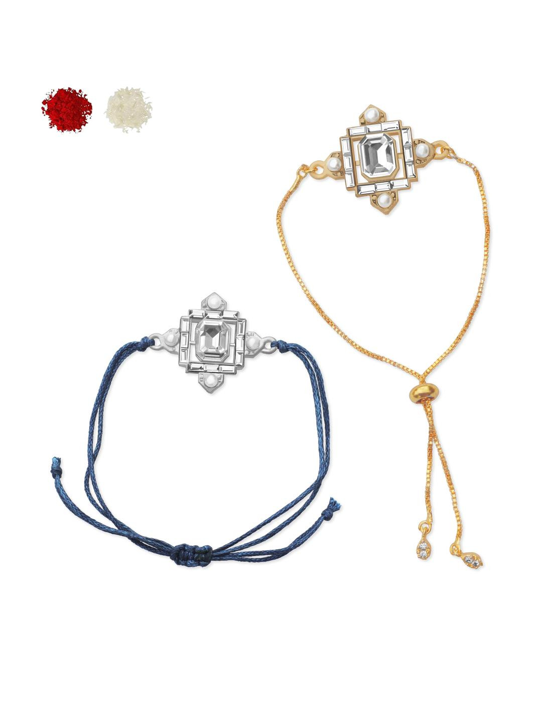 FURE Vitram Bracelet Lumba & Rakhi Set (Roli-Chawal included)