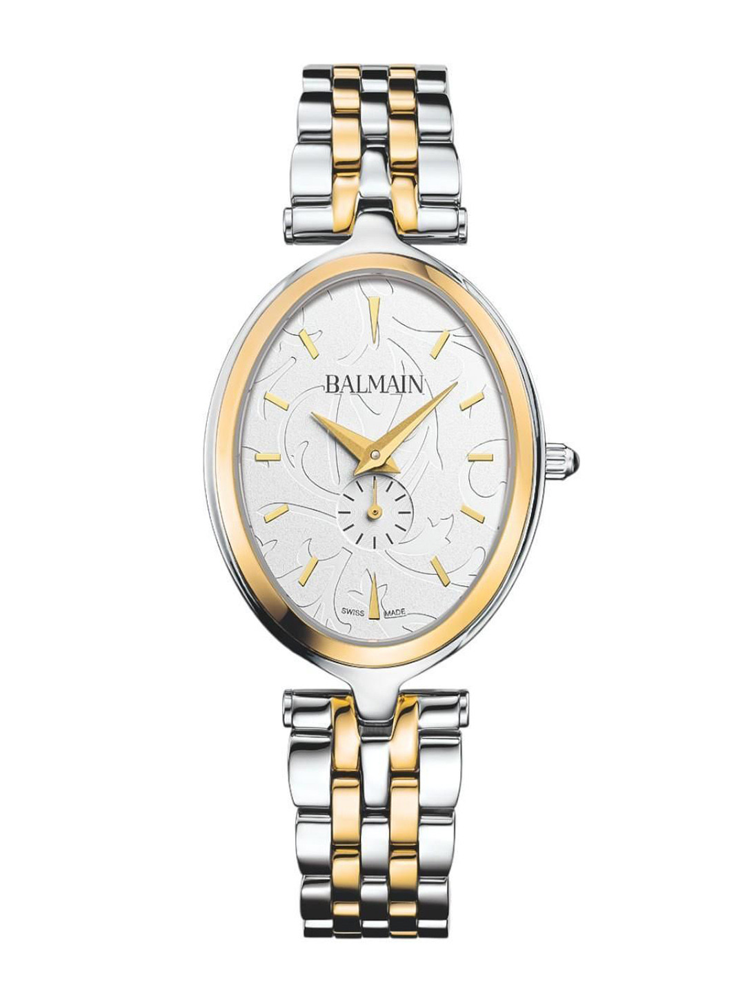 Balmain Women Patterned Dial & Stainless Steel Straps Analogue Watch B81123915