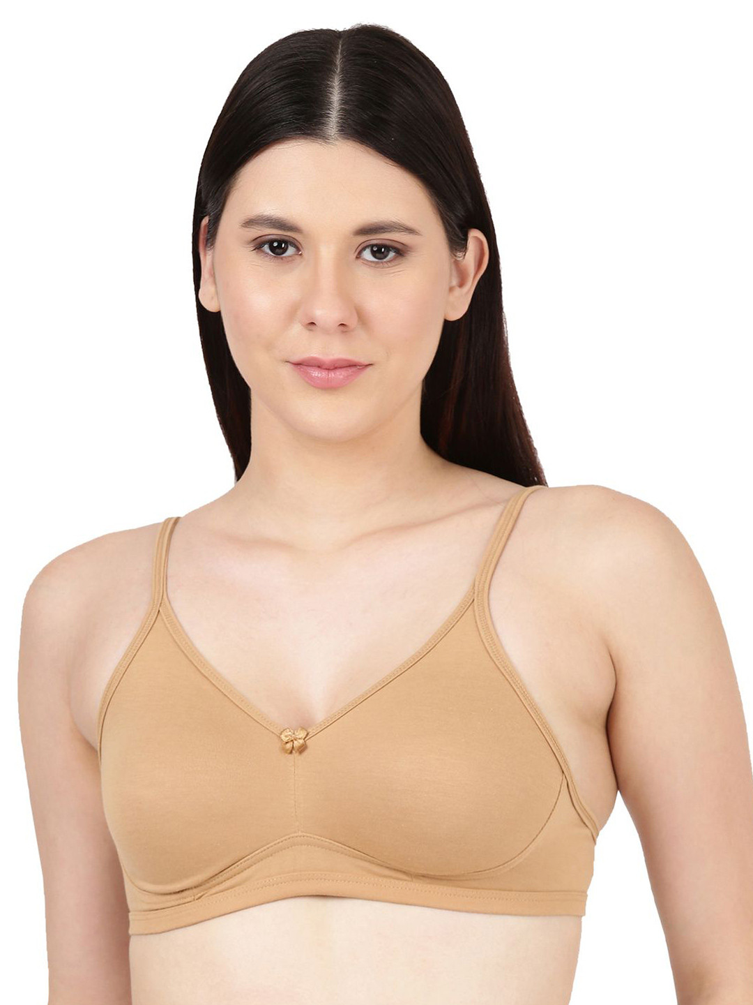 BLOSSOM Full Coverage Non Padded DoubleLayer Moisture Wicking Cotton Bra