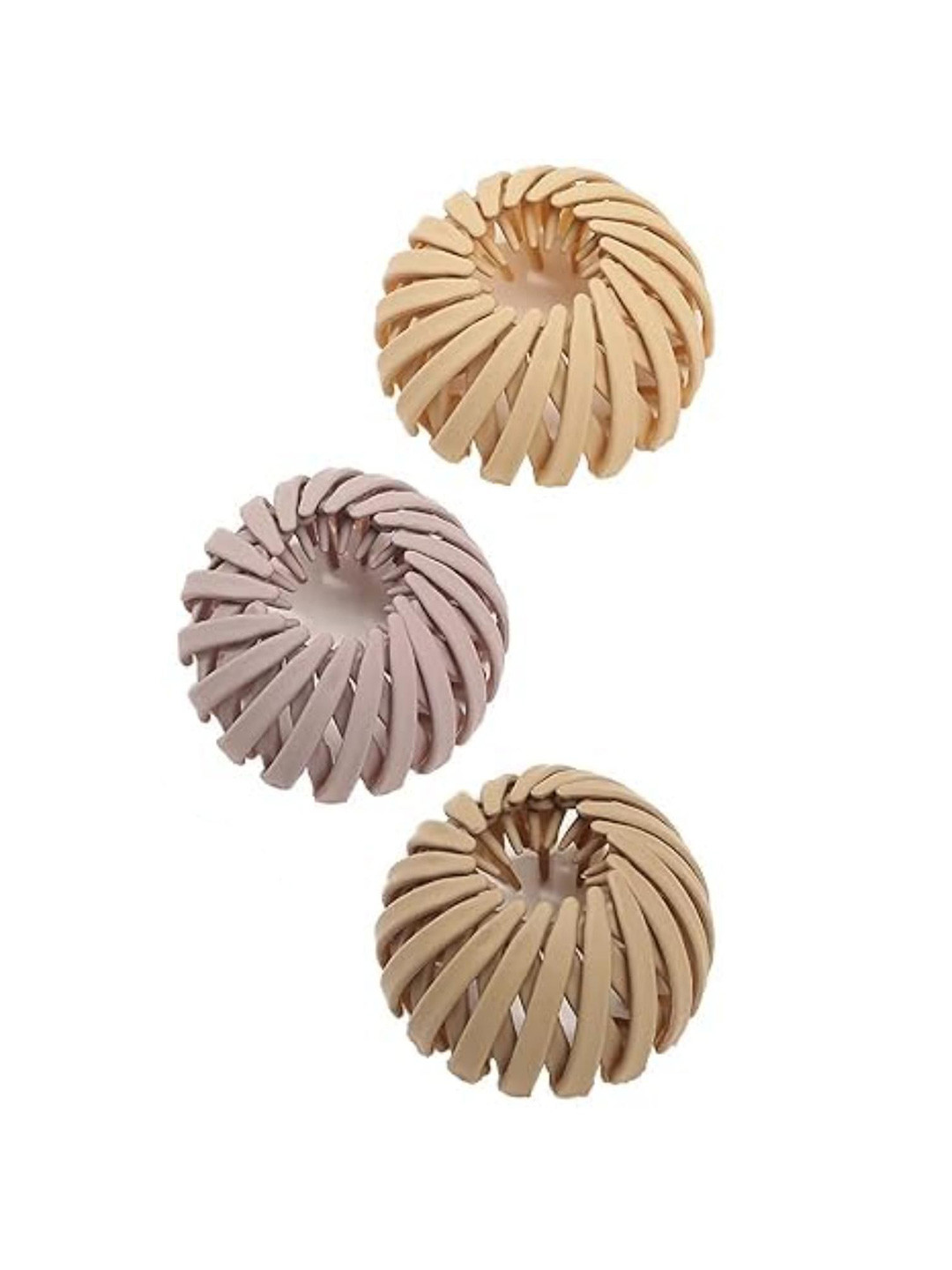 DN ENTERPRISES Set Of 3 Birds Nest Hair Clips