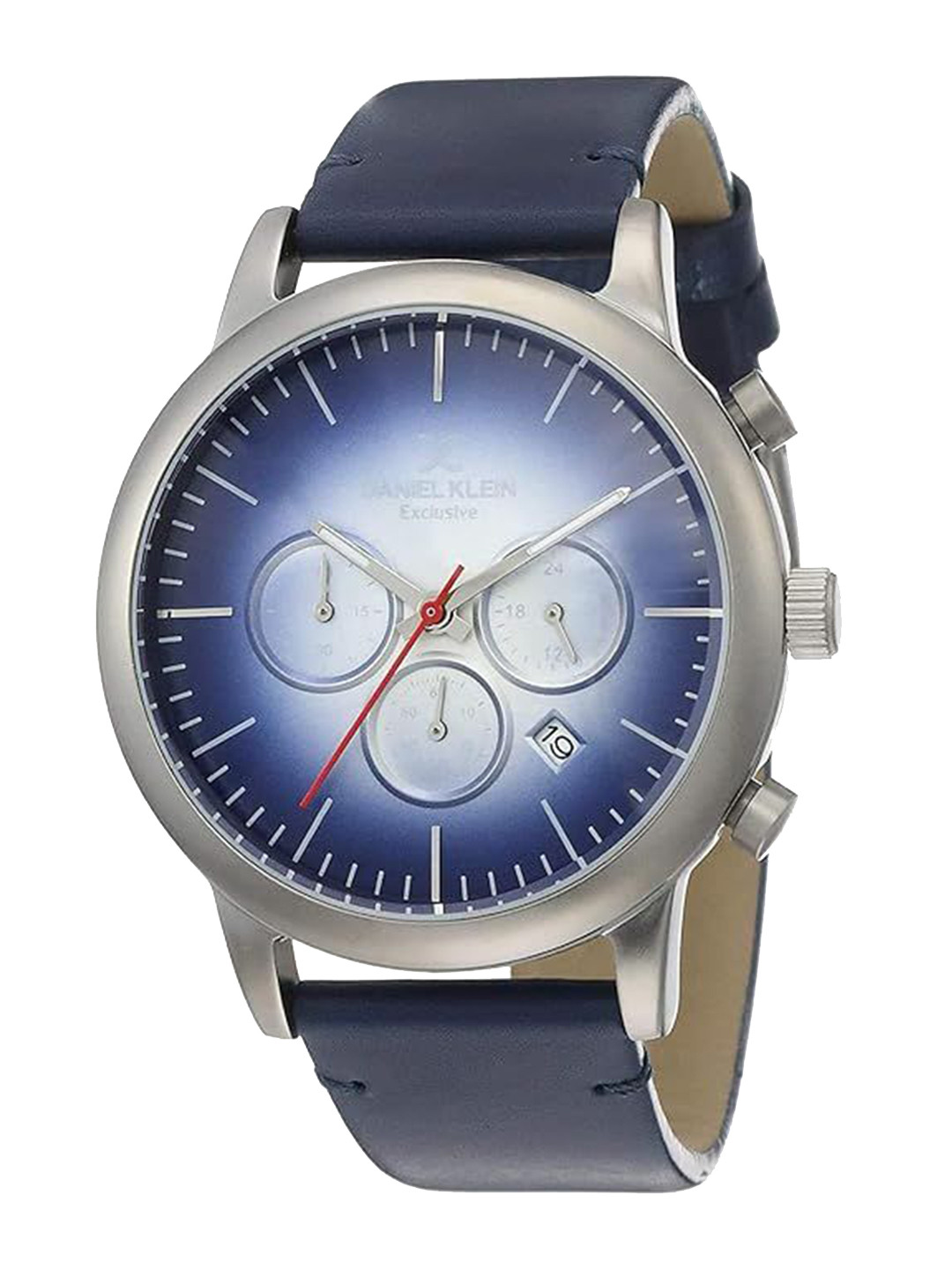 Daniel Klein Exclusive Men Patterned Dial & Leather Straps Analogue Watch DKX.12162-6