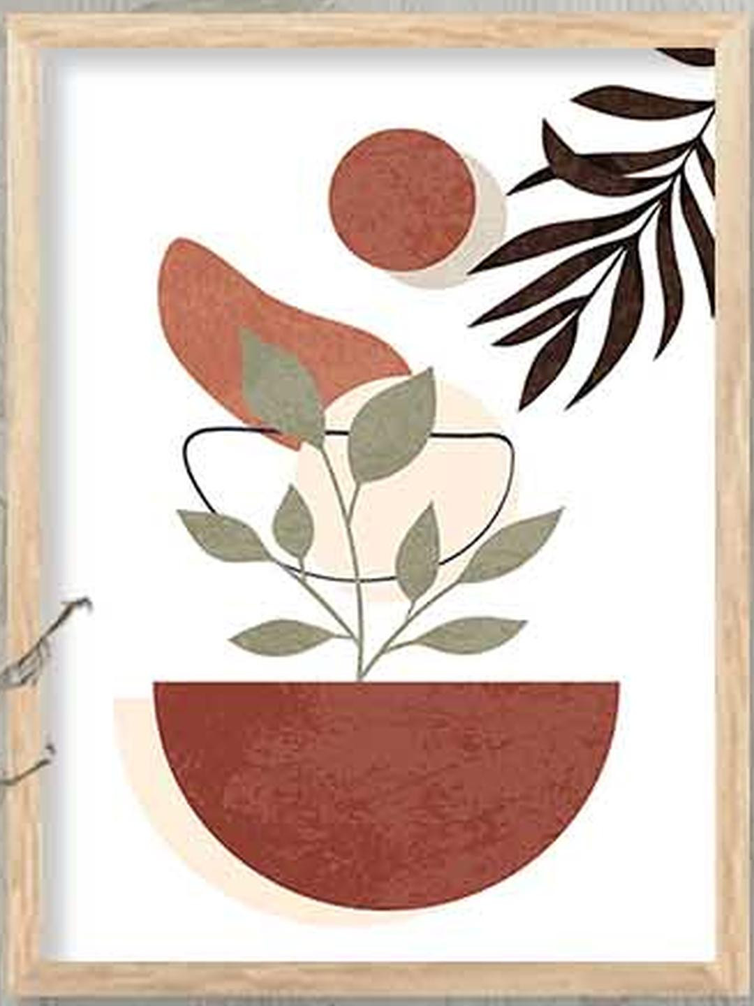 Floral Wall Art  With Frame Home Decor Wall Painting For Living Room Office Bedroom