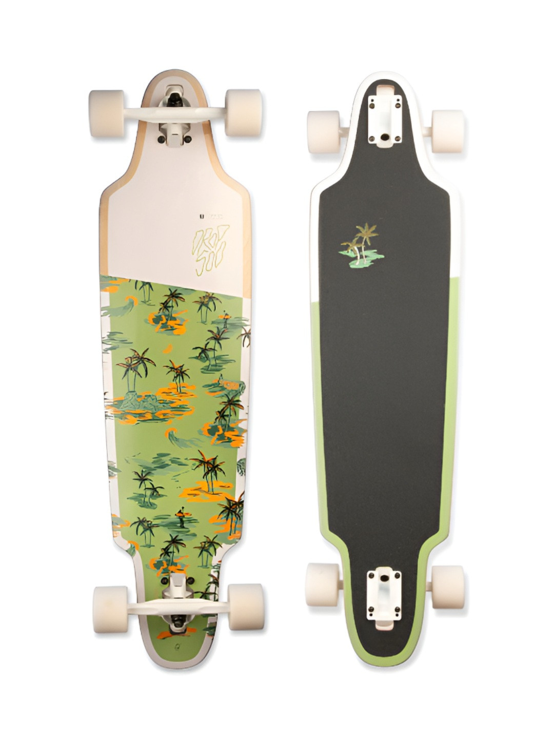 Decathlon Men Printed Wooden Longboard