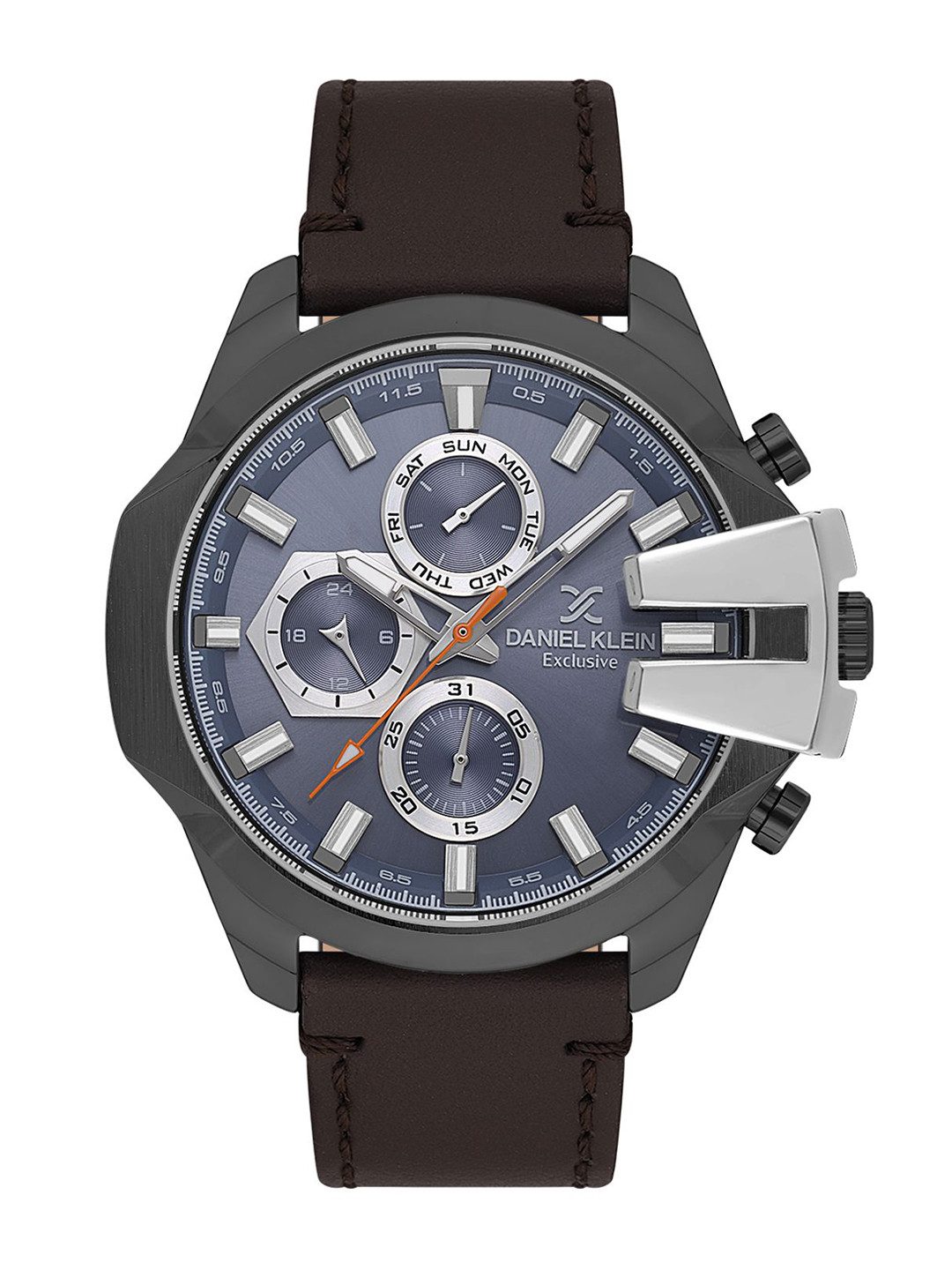 Daniel Klein Exclusive Men Leather Straps Analogue Watch DKX.1.13849-3