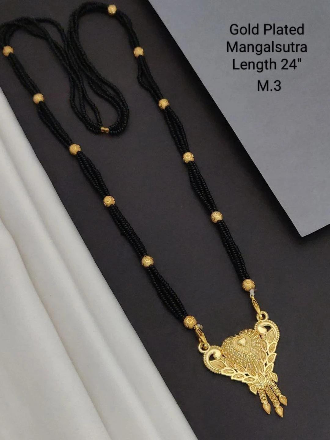 RTD GOLD PLANTED MANGALSUTRA 03 Alloy, Brass Mangalsutra ()
