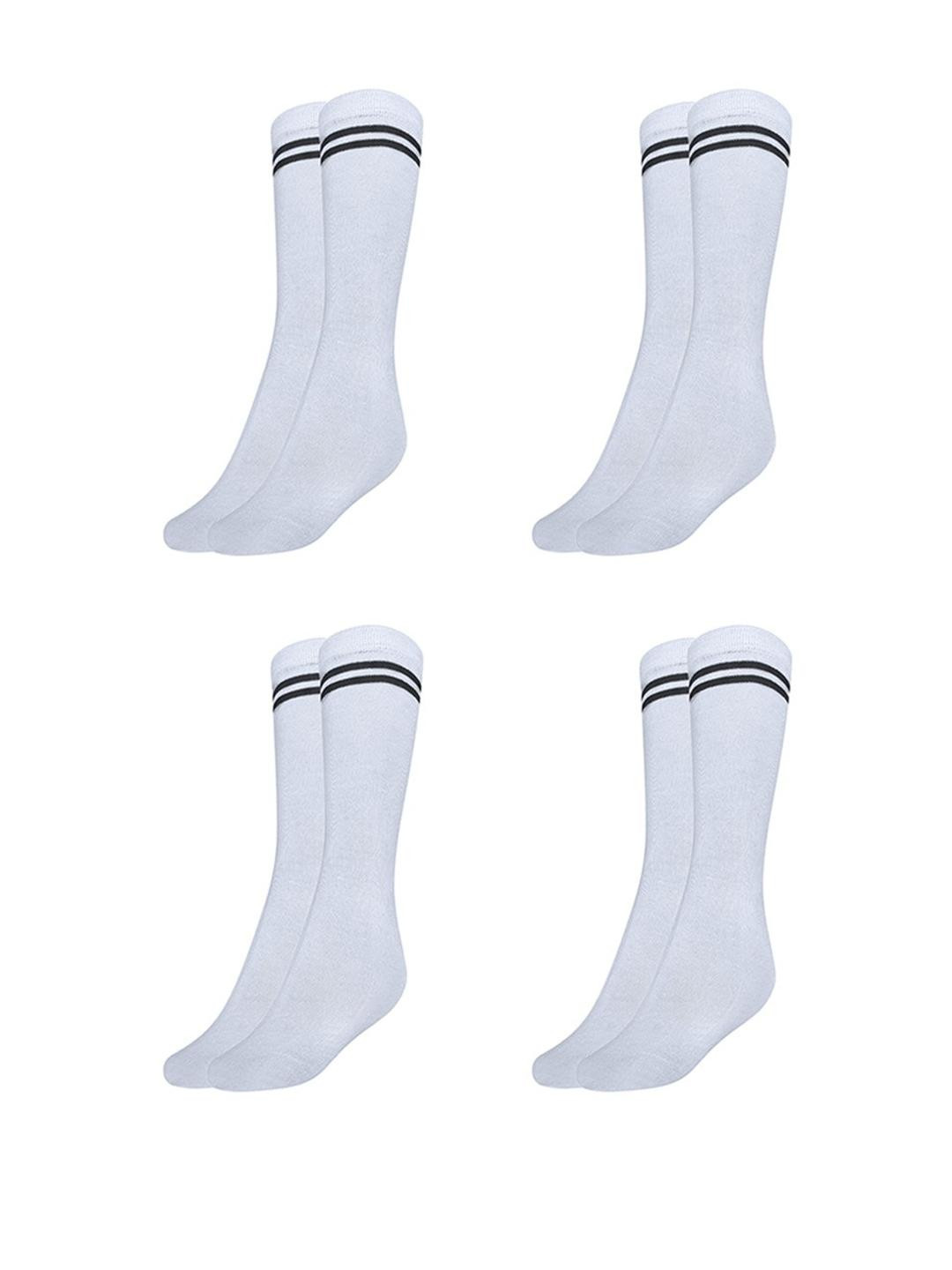 MUKHAKSH Boys White Socks