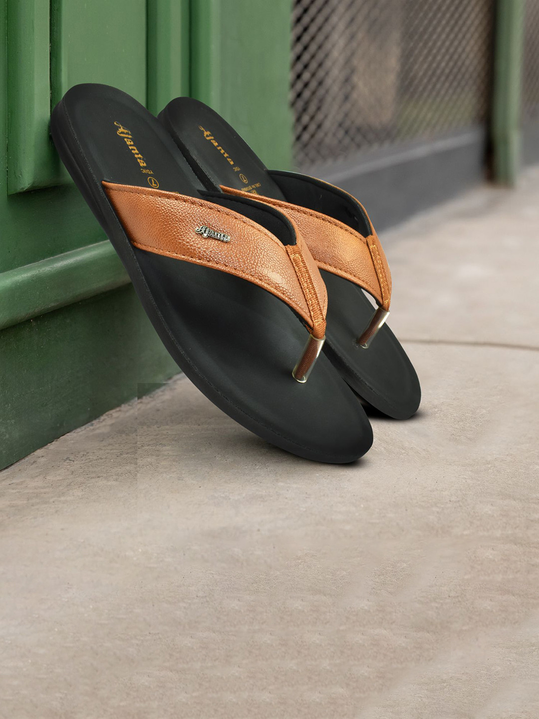 Ajanta Men Colourblocked Slip-On