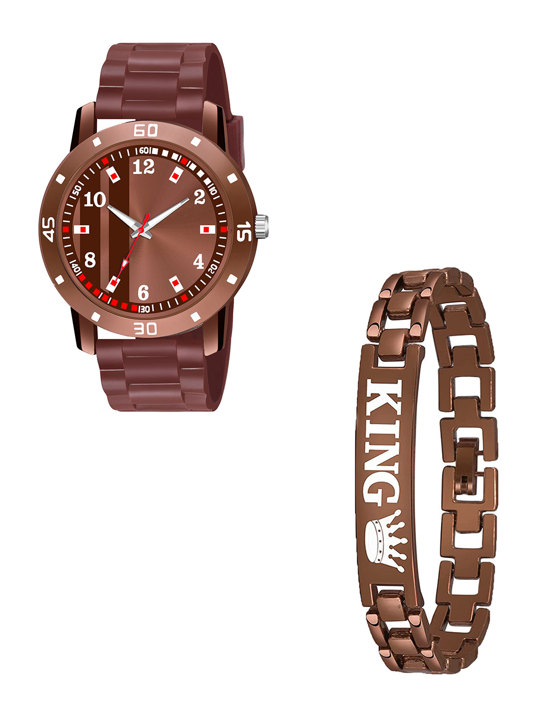 CSAMON Men Dial & Rectangular Reset Time Analogue Watch Aeviyo BROPata NEW PU K Bracelet