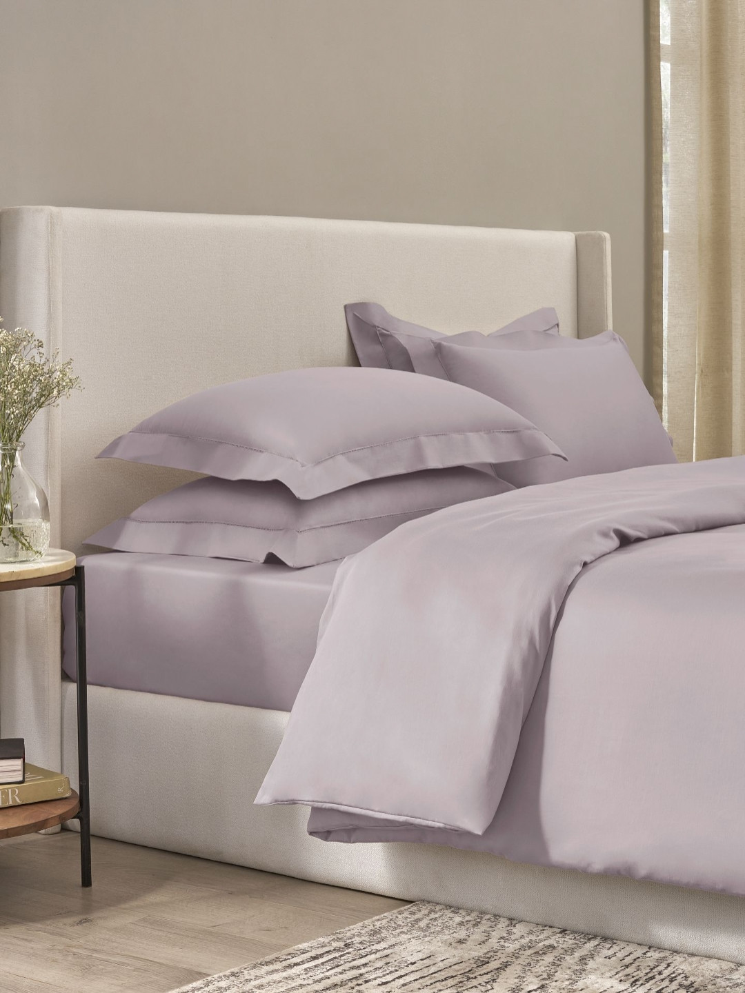 SANSAAR A DDECOR BRAND LIVE CONSCIOUSLY Purple Heavy Winter Double XL King Bedding Set