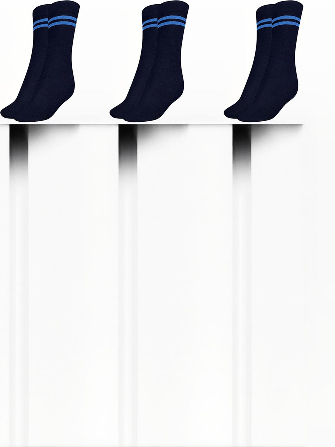 MUKHAKSH Unisex Blue Socks