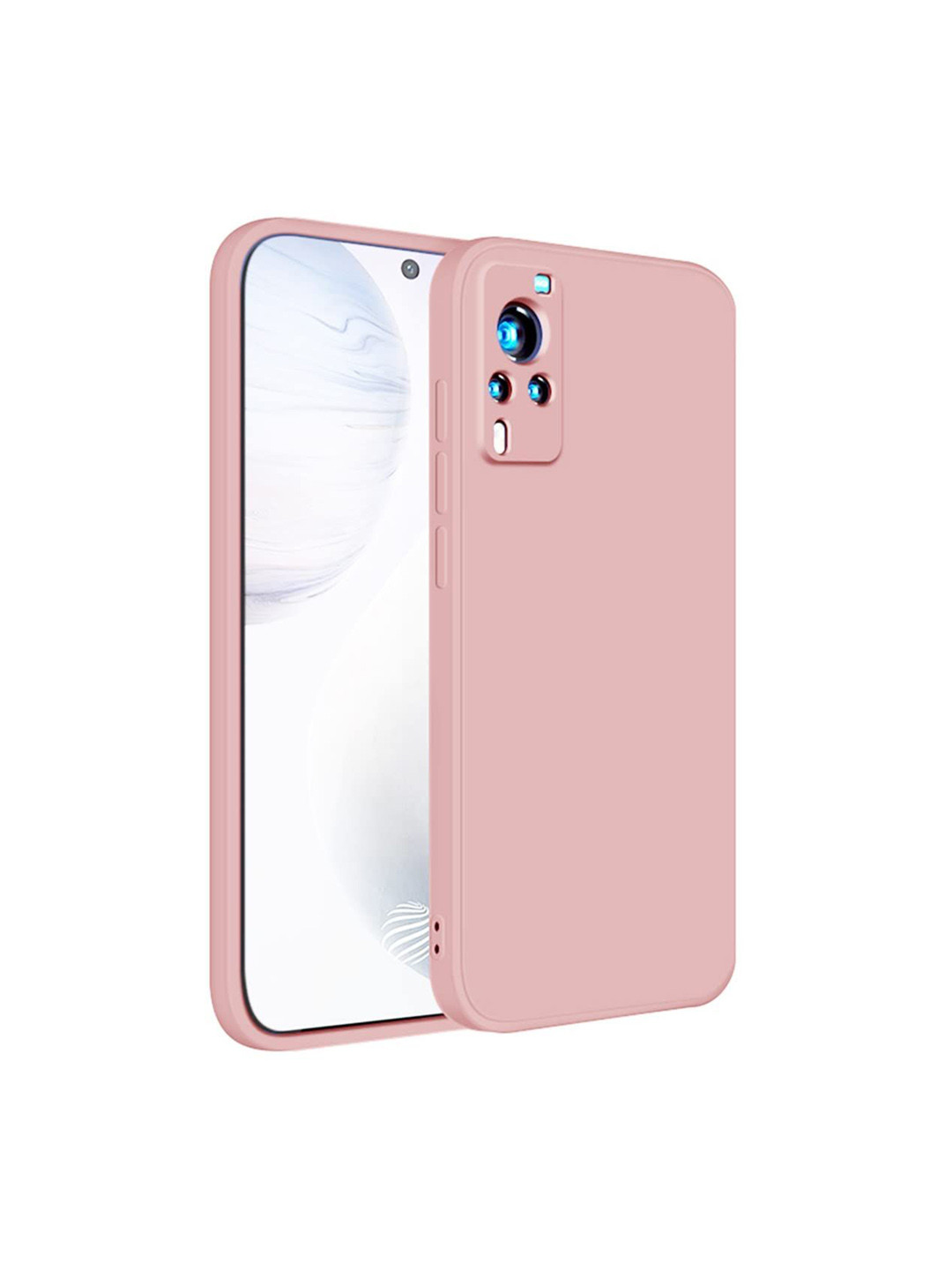 LIRAMARK Vivo X60 Silicone Back Case Mobile Accessories