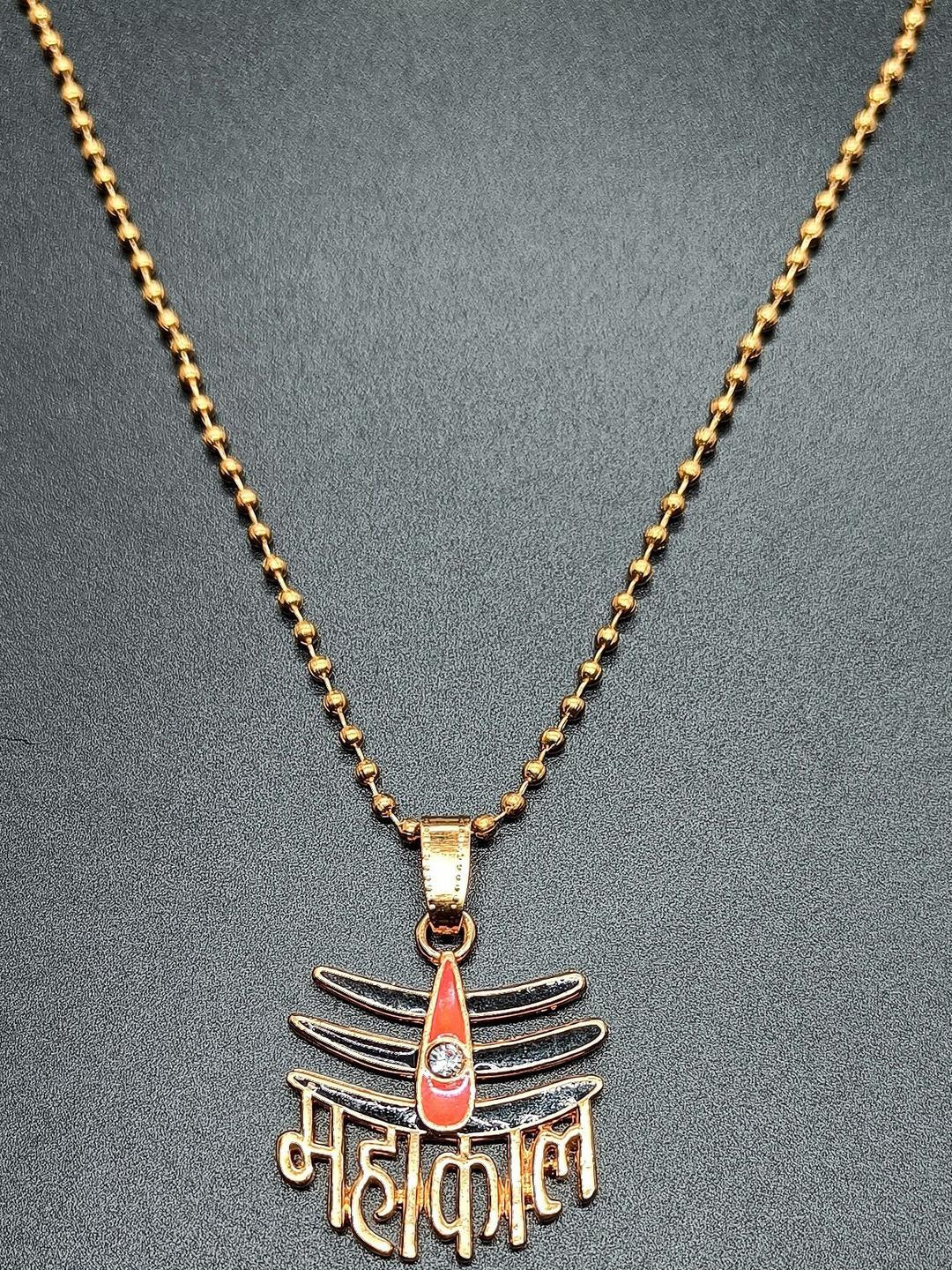 Dynamic Retail Global Men Ethnic Gold-Plated Chain
