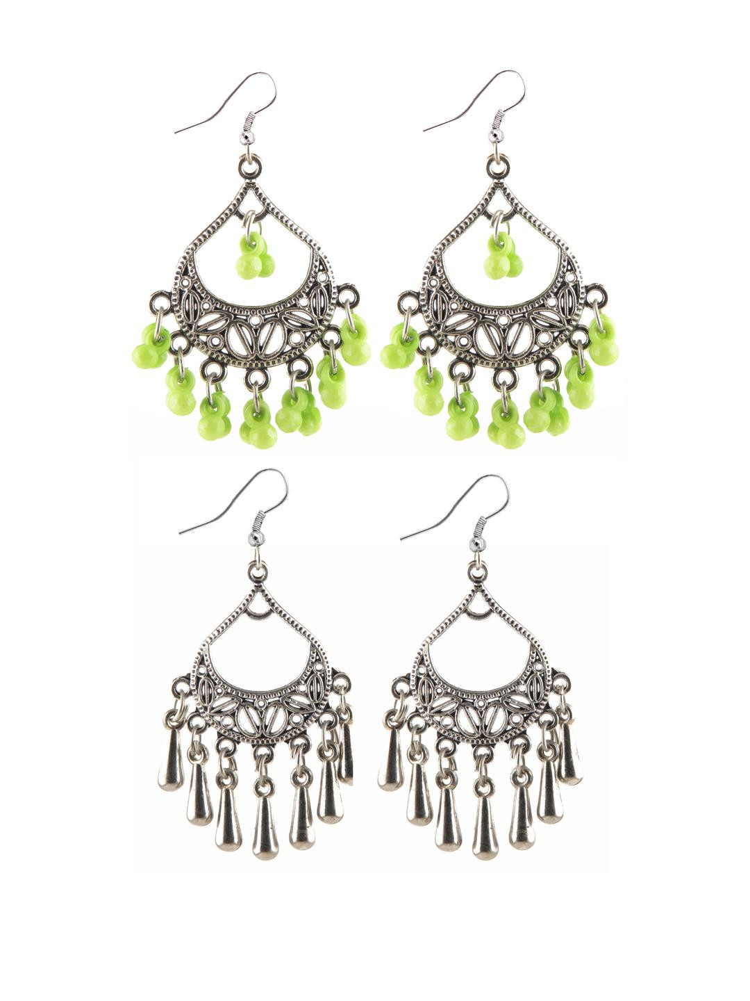 Creative Frogs Girls Classic Green Drop Earrings