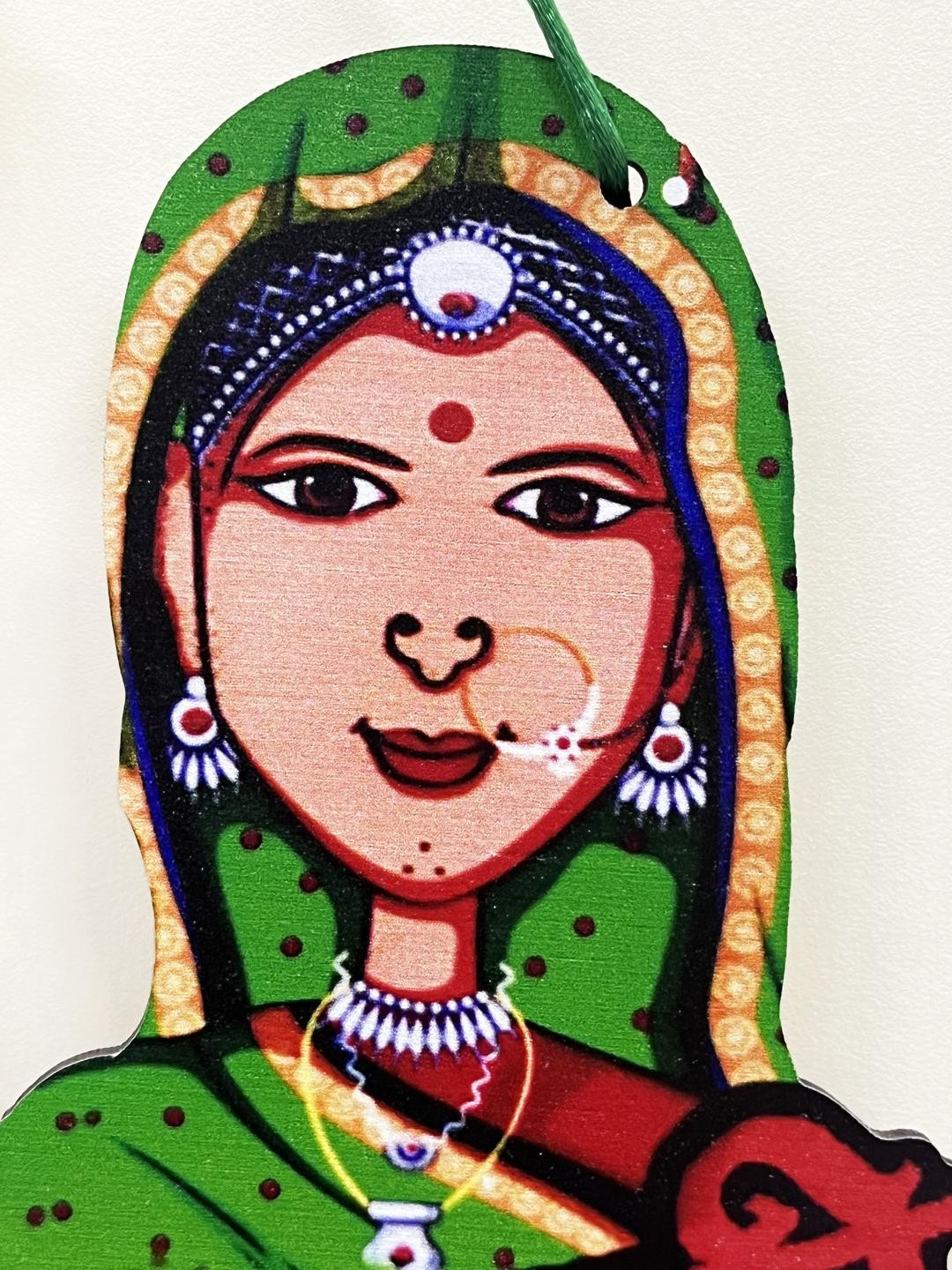 Padharo Sa Rajasthani Printed Wall Hanging