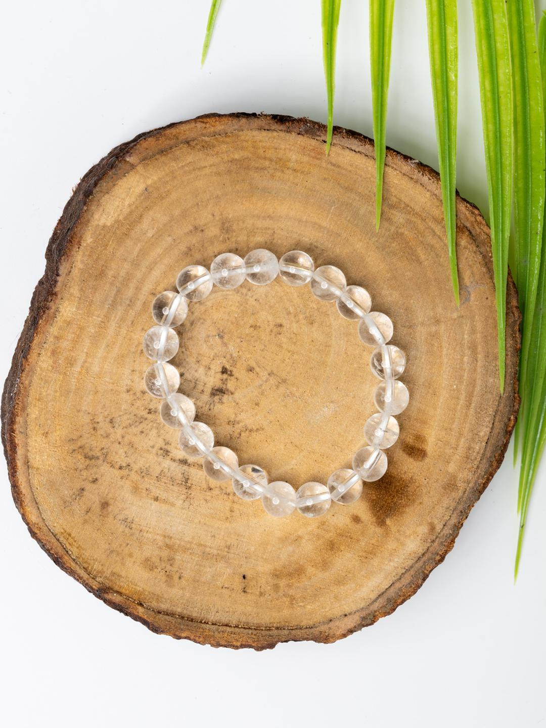Look and Adorn Clear Quartz Bracelet