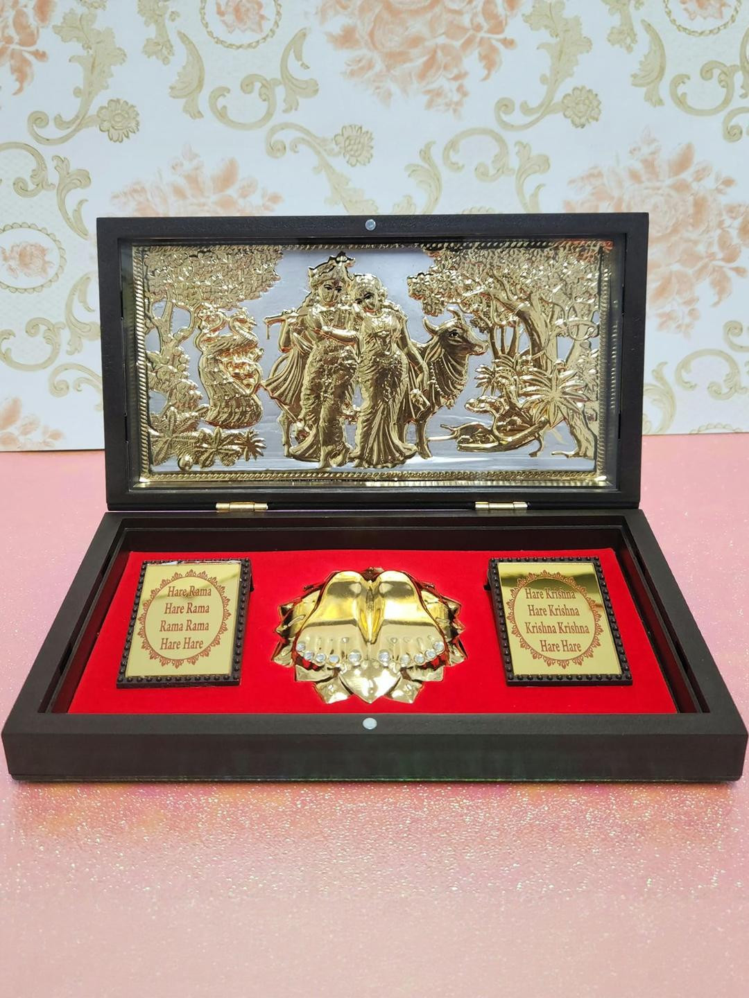 Arnavira Brown Metal Religious Photo Frame