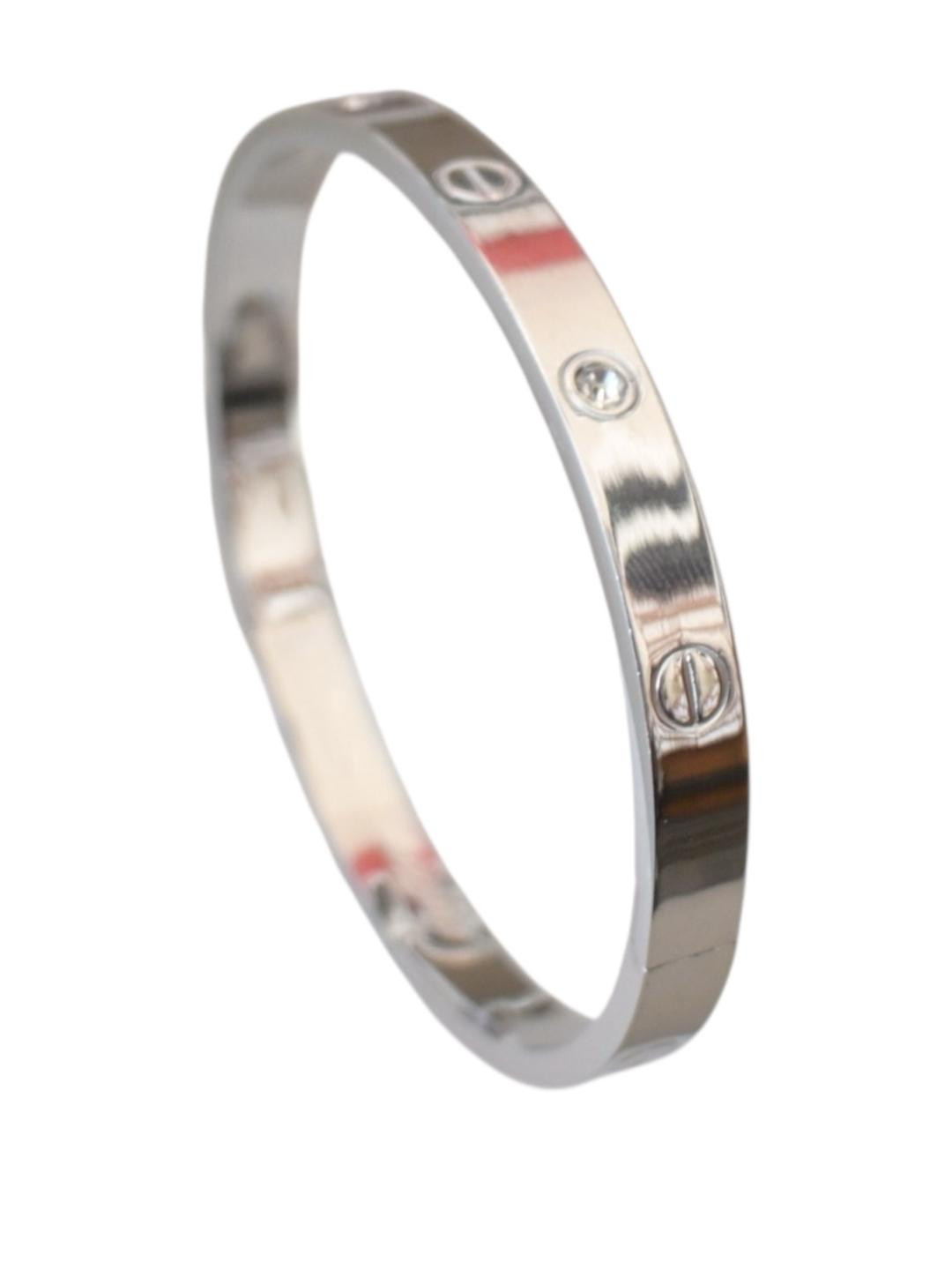 Stylish Silver Kada Bracelet  comfortable, Lightweight, Oxidized Finish