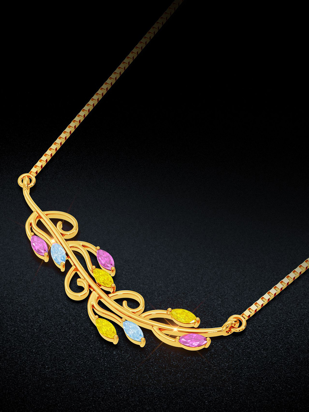 Joyalukkas Leafy Vine Gold Necklace