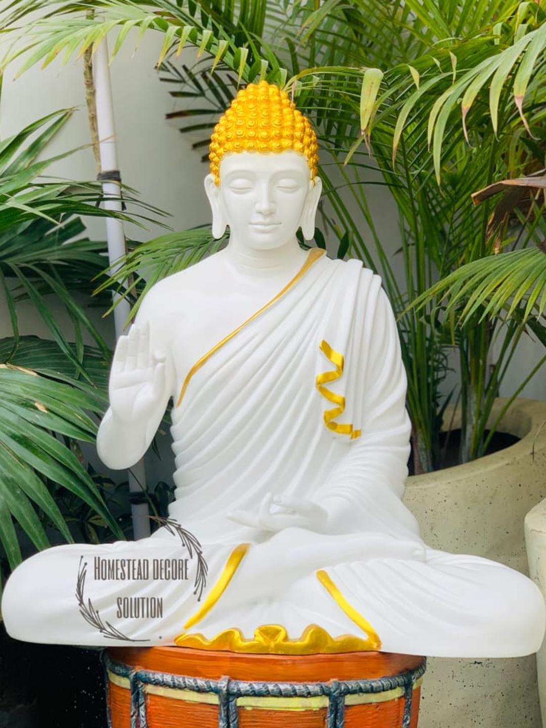 HOMESTEAD DECORE SOLUTION Buddha Showpiece