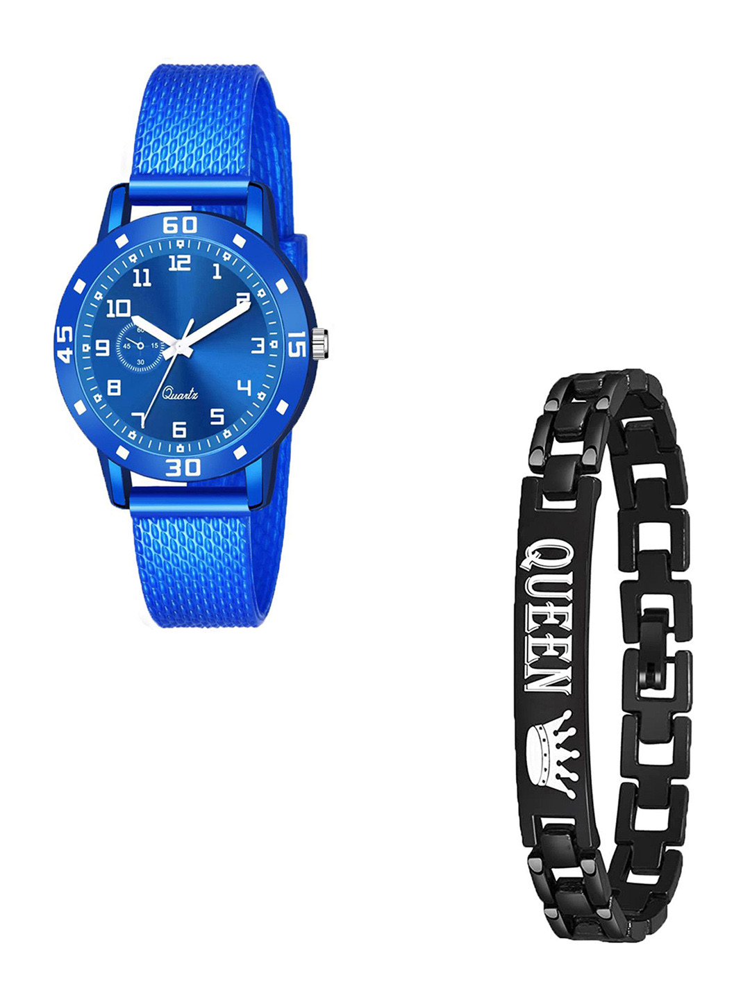 CSAMON Women Analogue Watch with Bracelet C1001BLU Aeivyo S W QBLK Breclect