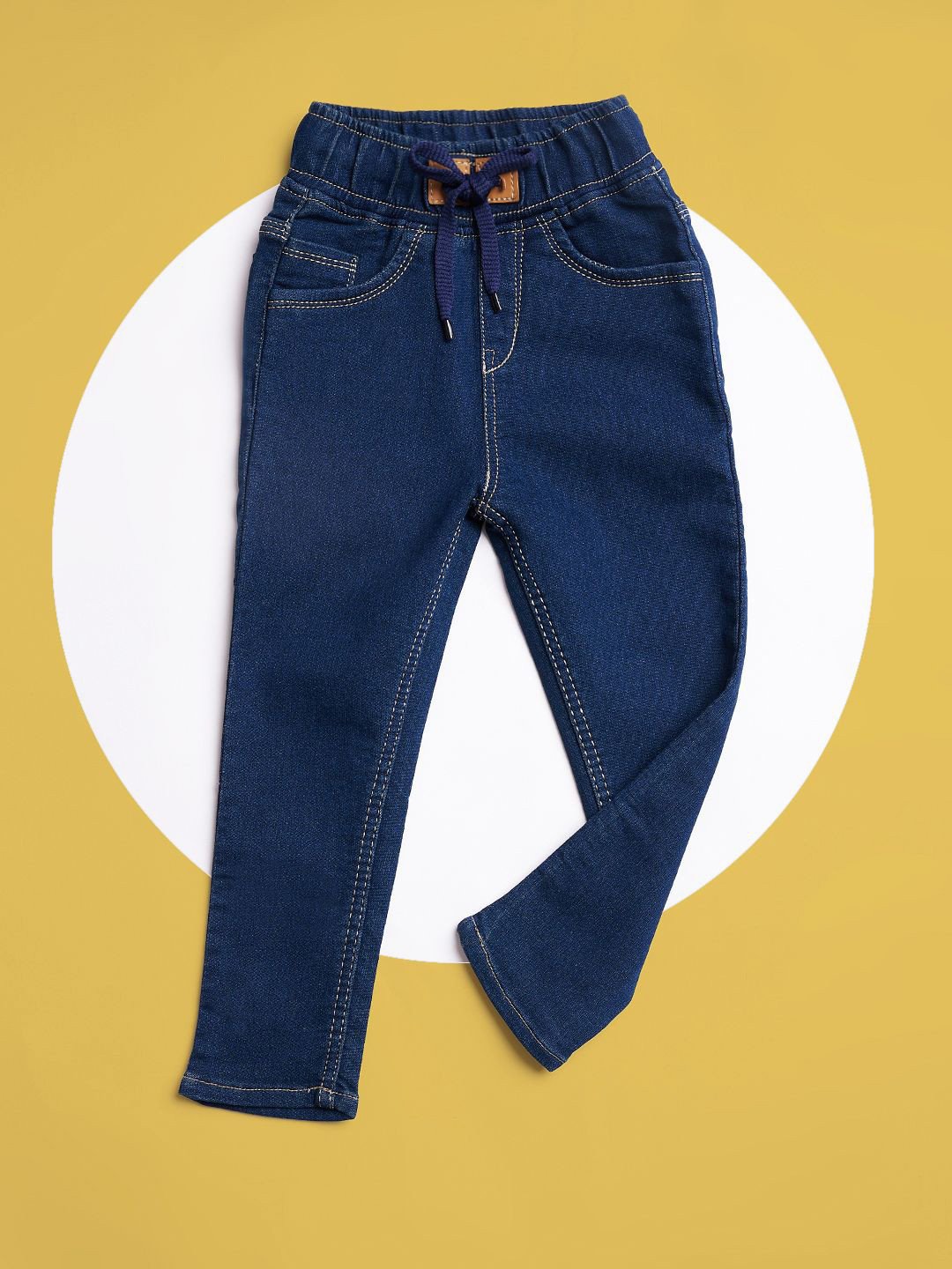 F2M Boys Regular Fit High-Rise Stretchable Jeans