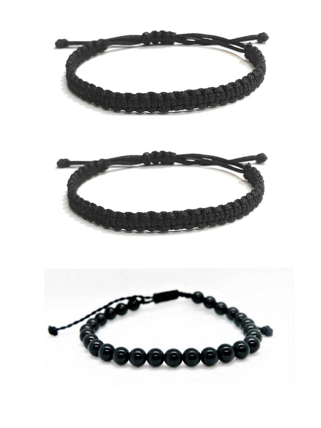 Dynamic Retail Global Men 3 Piece Handcrafted Wraparound Bracelet