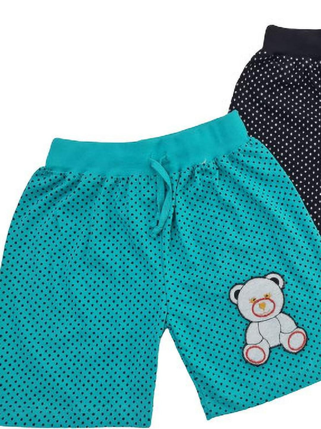 Little funky Kids Printed Shorts - Pack Of 2