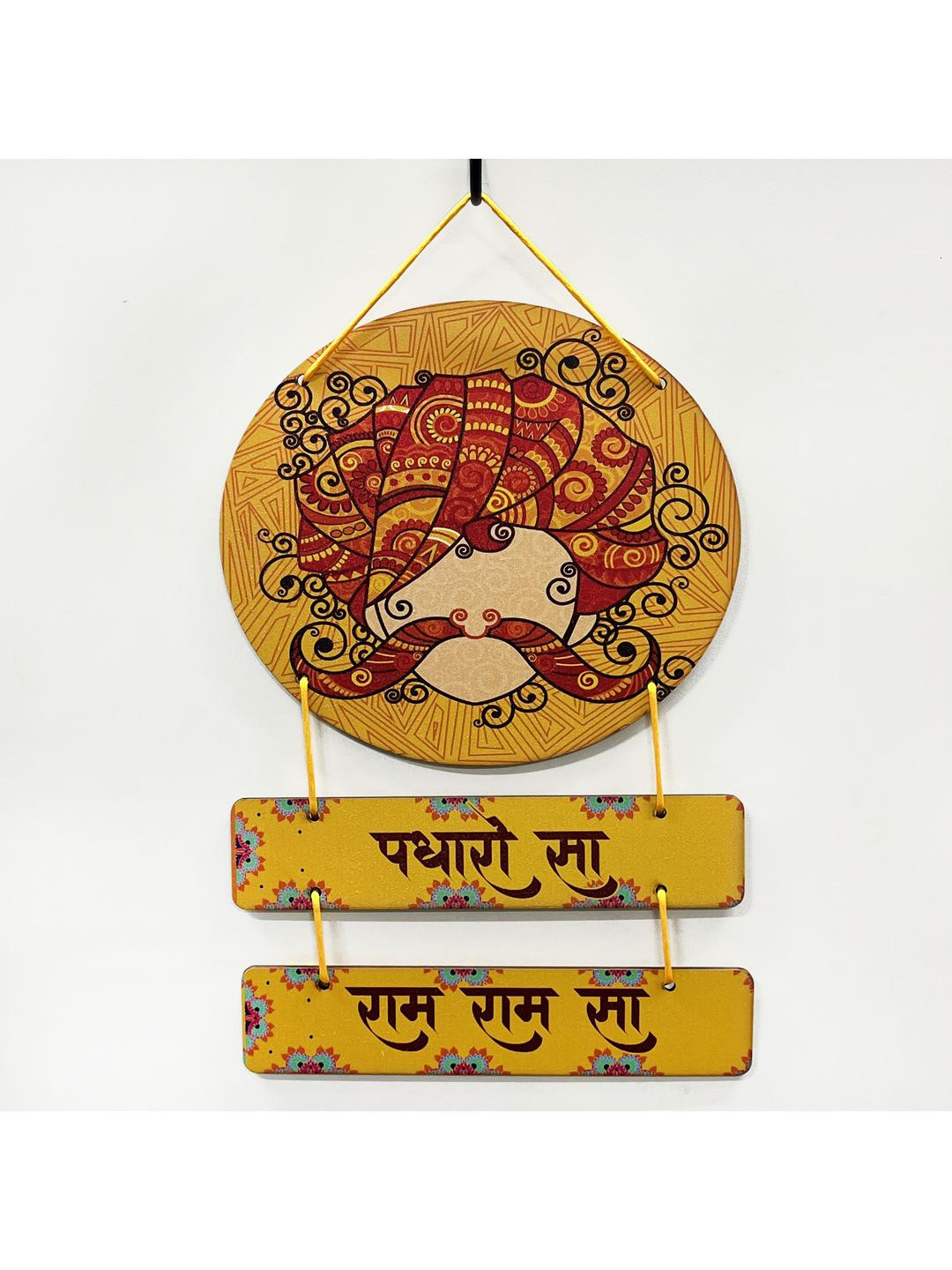 DIWAM HANDICRAFTS Rajasthani Printed Wall Hanging