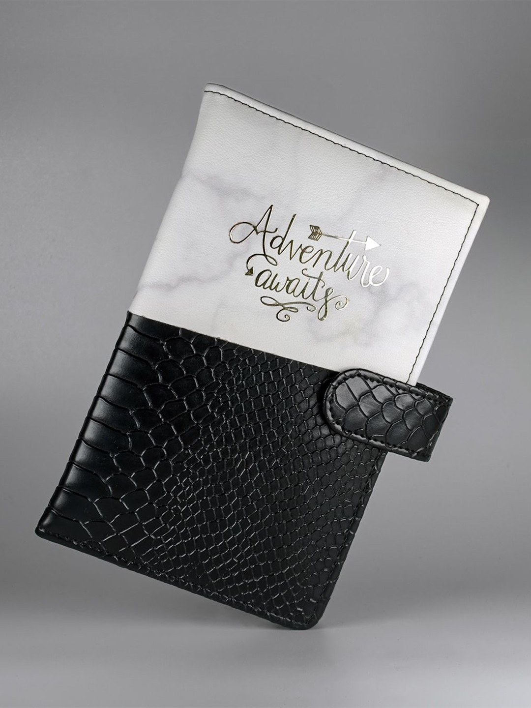 TPC Gifts Men Textured Wallet With Passport Holder