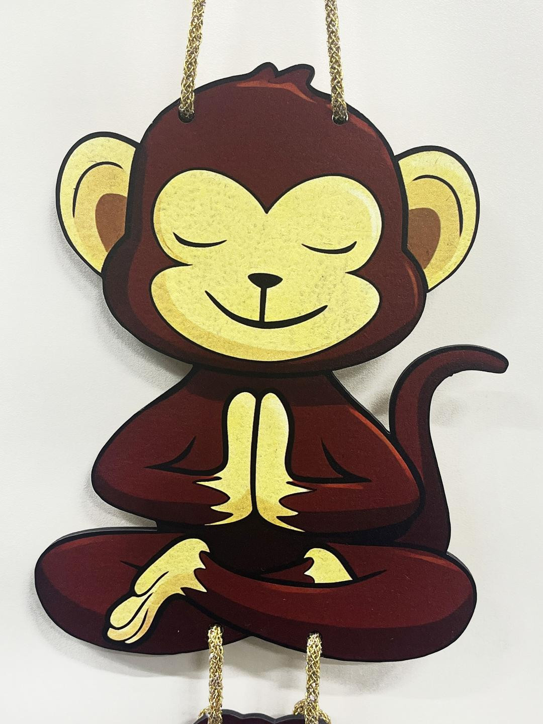 Sab Moh Maya Hai Monkey Printed Wall Hanging