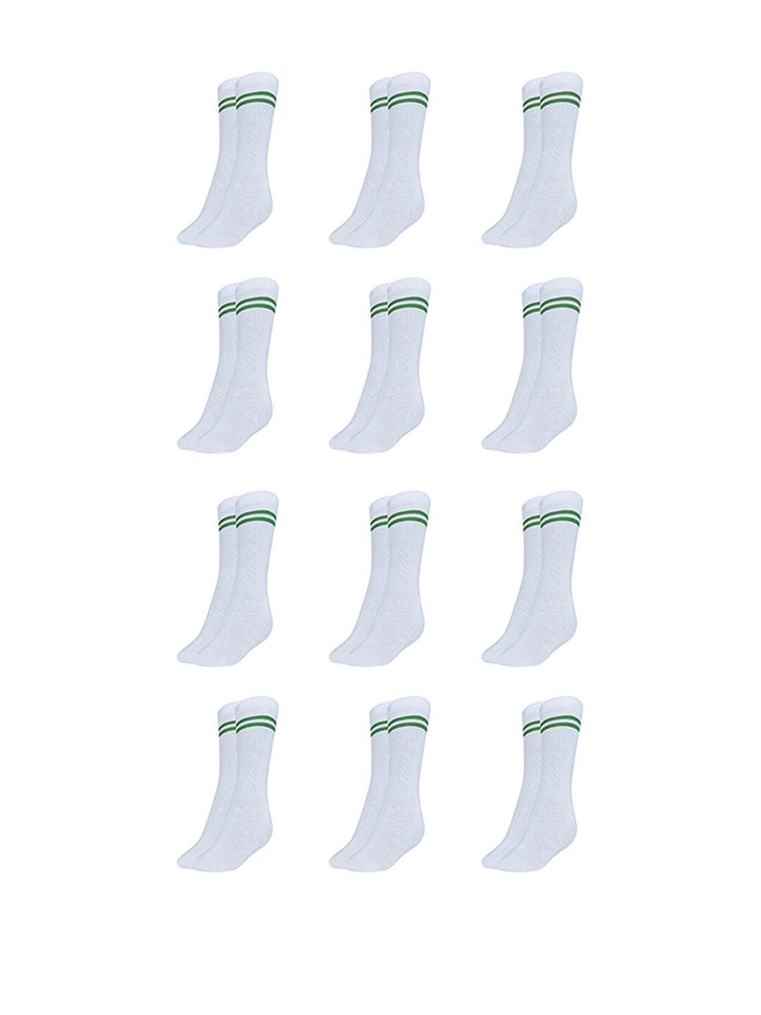 MUKHAKSH Unisex White Socks