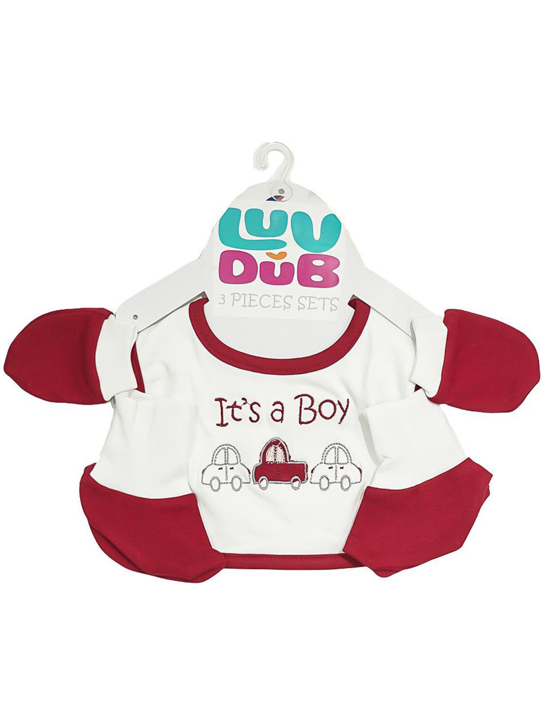 LUV-DUB Infants Kids Pack Of 5 Printed Cotton Baby Apparel Gift Set