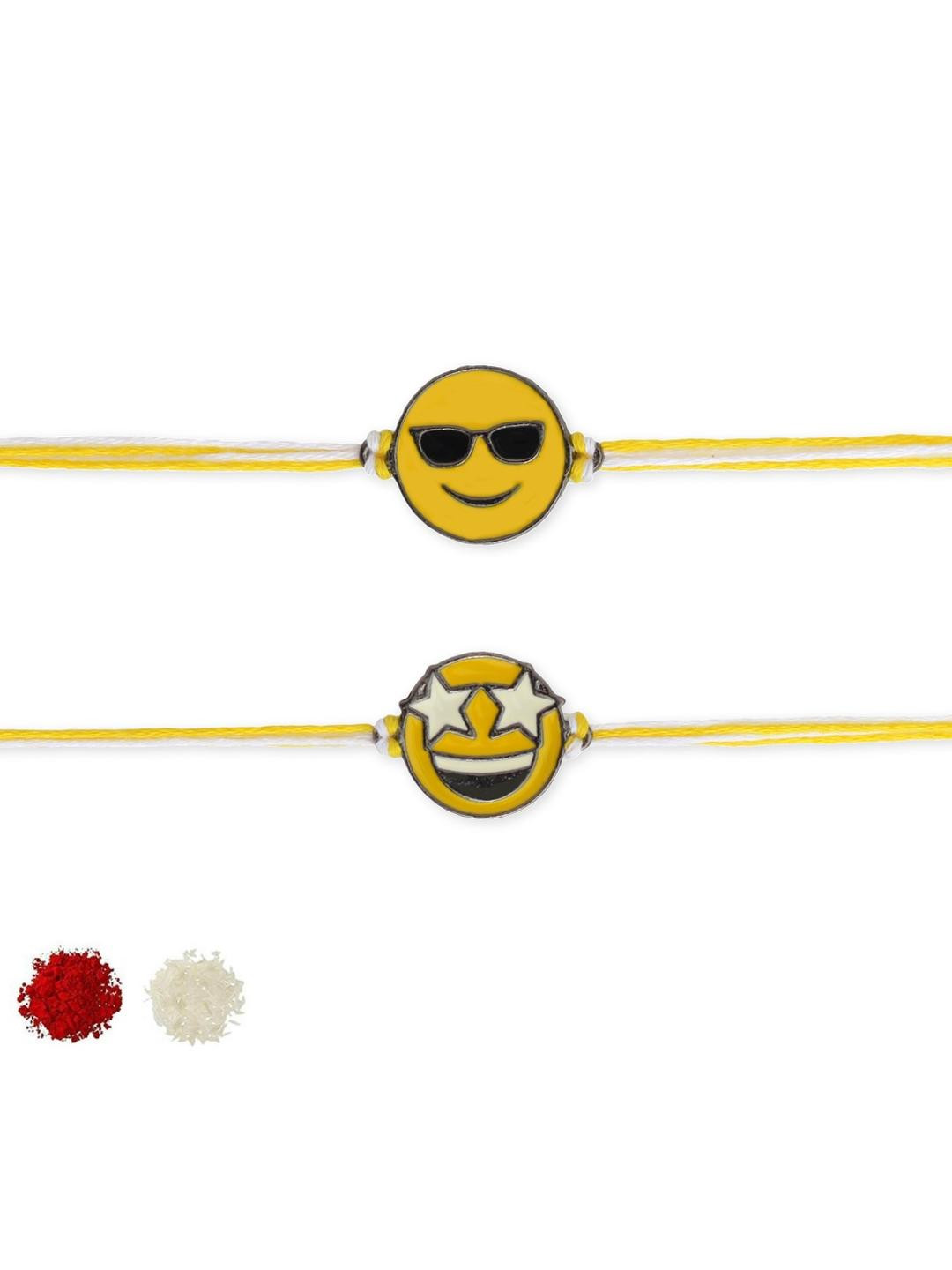 FURE Sunny & Starstruck Rakhis for Brother (Roli-Chawal included)