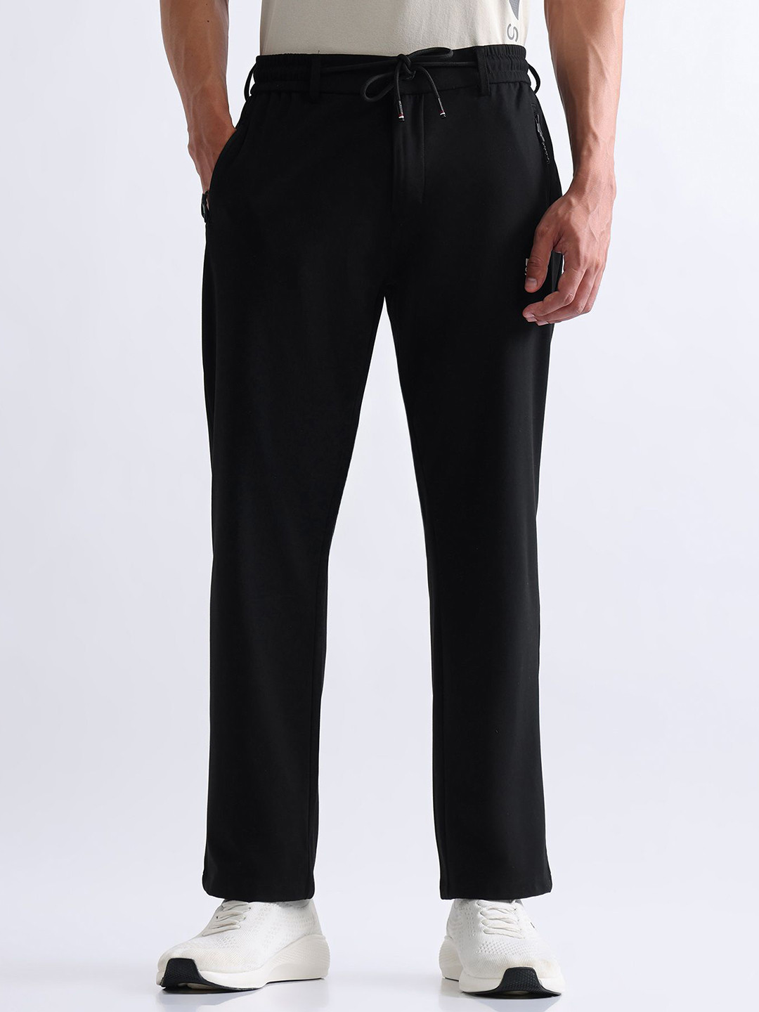 USPA Active Men Mid Rise Slim Fit Active Track Pants