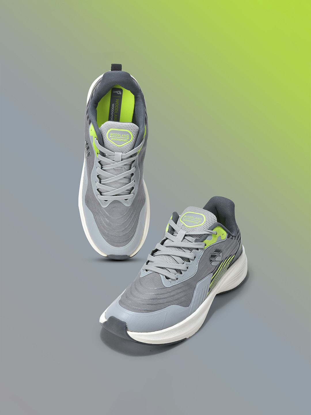 Woodland Men All-Rounder Walking Non-Marking Lace-Ups Mesh Shoes