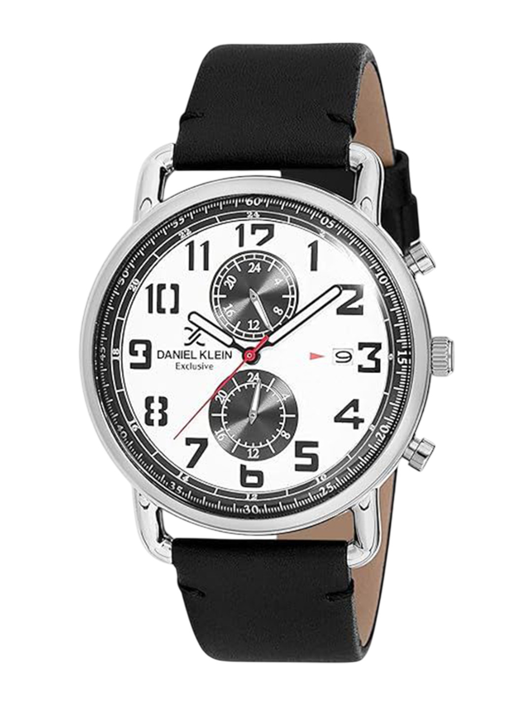 Daniel Klein Exclusive Men Printed Dial & Leather Straps Analogue Watch DKX.12245-1