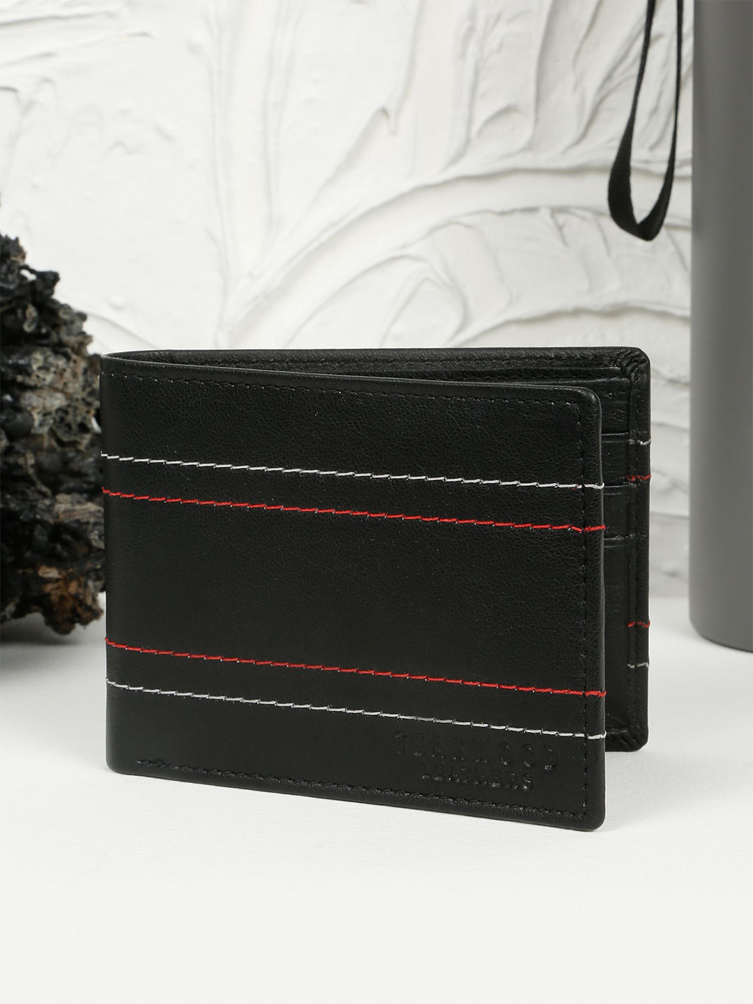 Teakwood Leathers Men Leather Two Fold Wallet