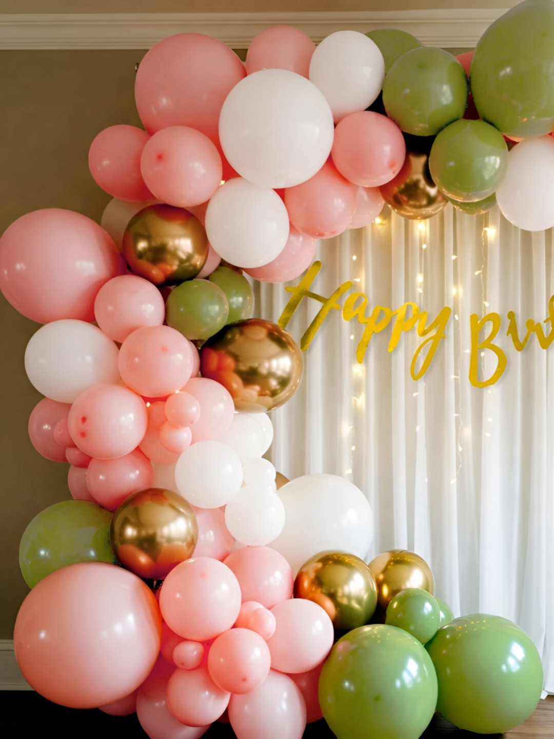 Special You Pink & Green 71 Pieces Birthday Decors