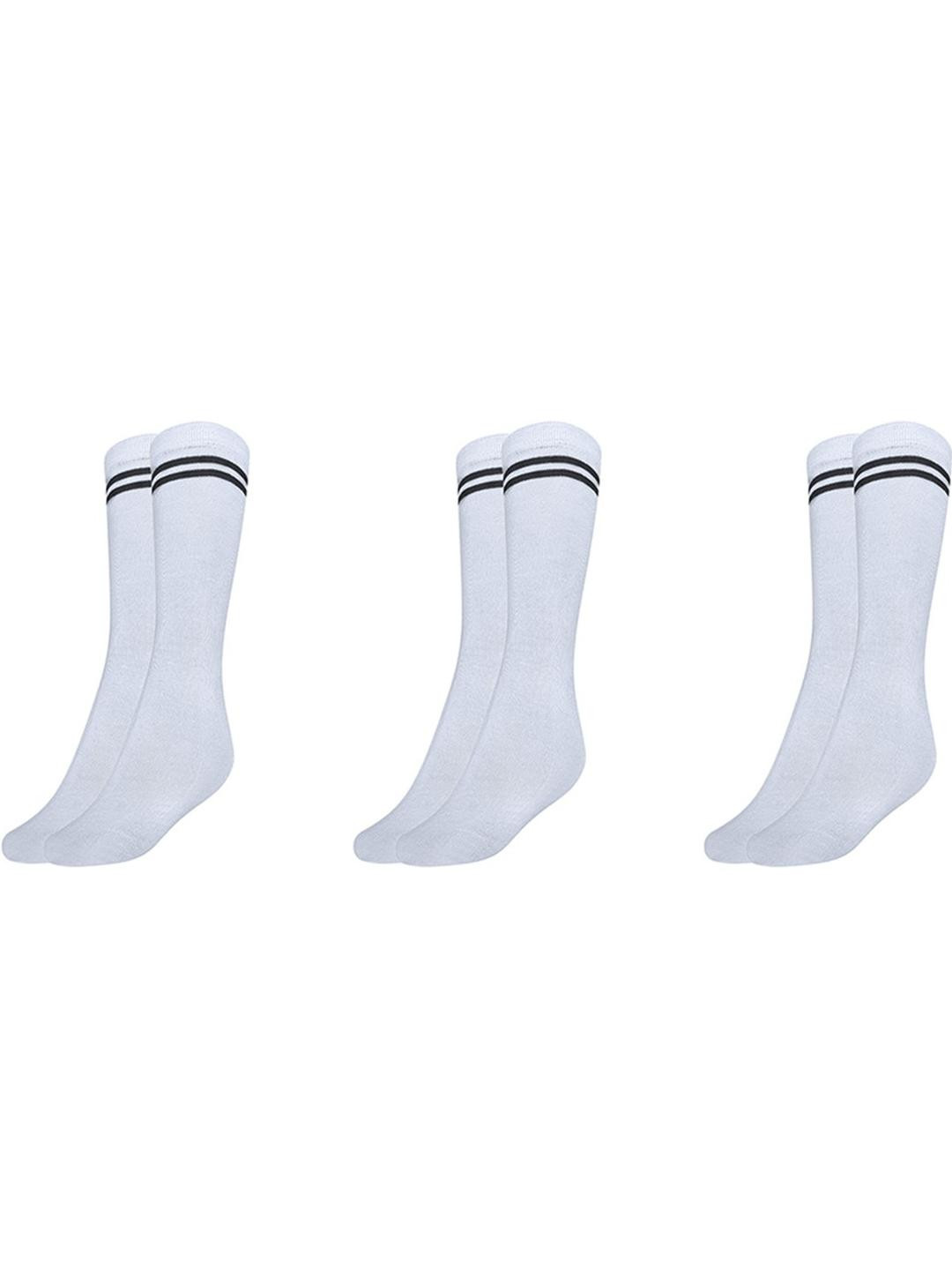 MUKHAKSH Boys White Socks